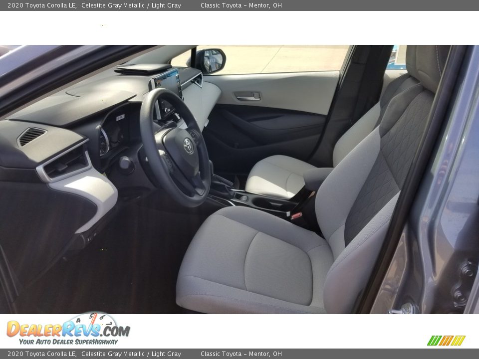 2020 Toyota Corolla LE Celestite Gray Metallic / Light Gray Photo #2
