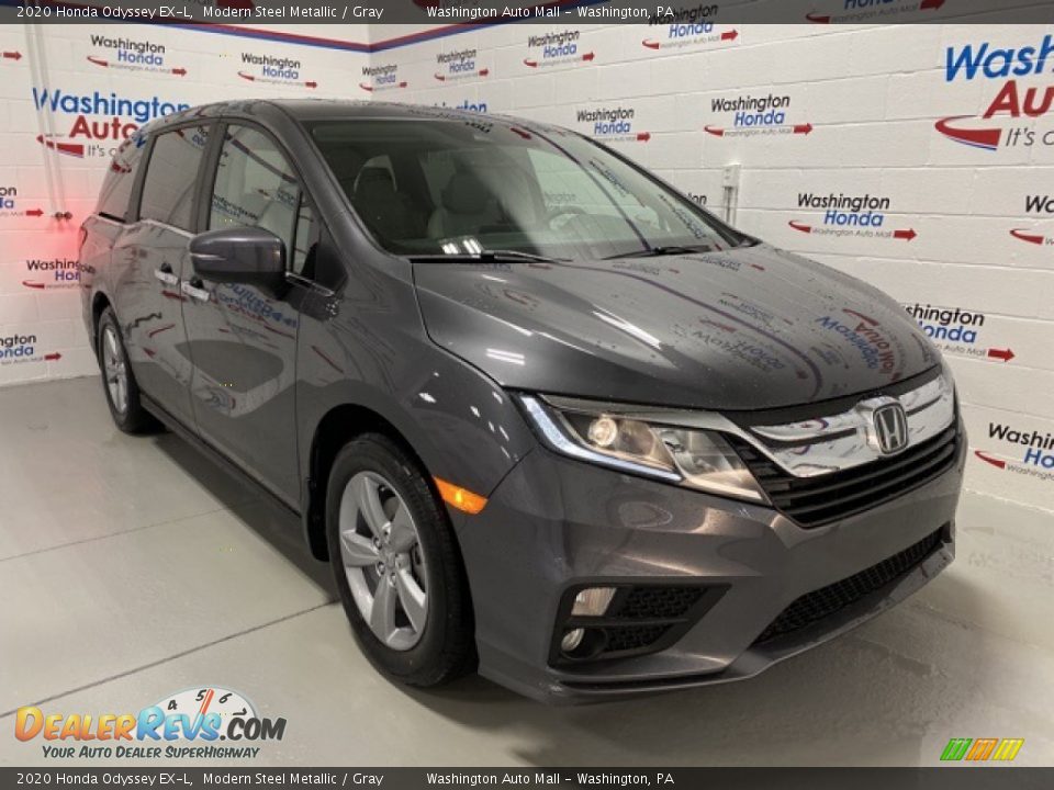 2020 Honda Odyssey EX-L Modern Steel Metallic / Gray Photo #2