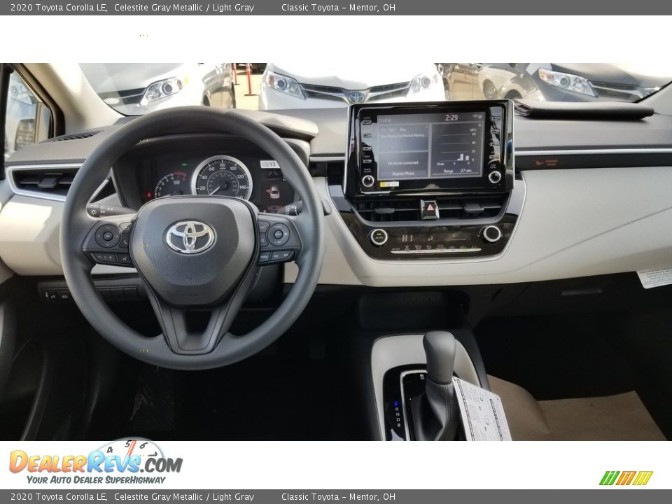 2020 Toyota Corolla LE Celestite Gray Metallic / Light Gray Photo #4