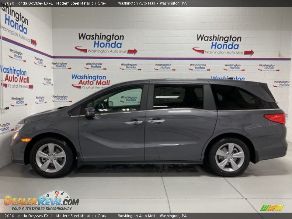 2020 Honda Odyssey EX-L Modern Steel Metallic / Gray Photo #5