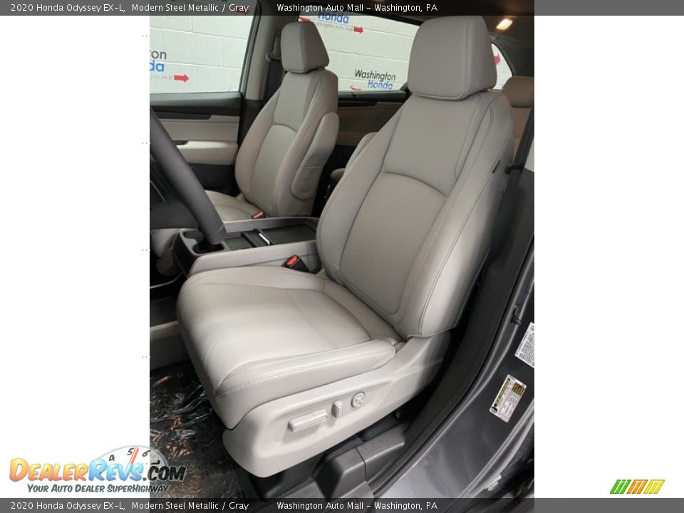 2020 Honda Odyssey EX-L Modern Steel Metallic / Gray Photo #14
