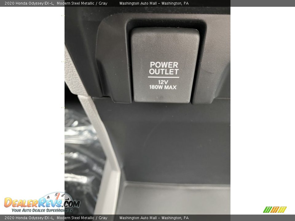 2020 Honda Odyssey EX-L Modern Steel Metallic / Gray Photo #35