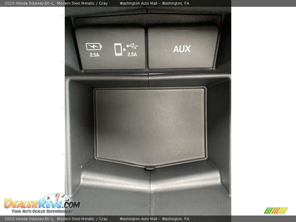 2020 Honda Odyssey EX-L Modern Steel Metallic / Gray Photo #36