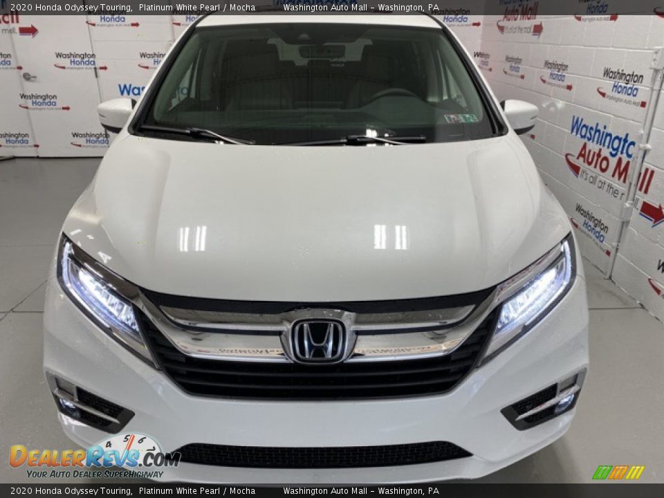 2020 Honda Odyssey Touring Platinum White Pearl / Mocha Photo #3