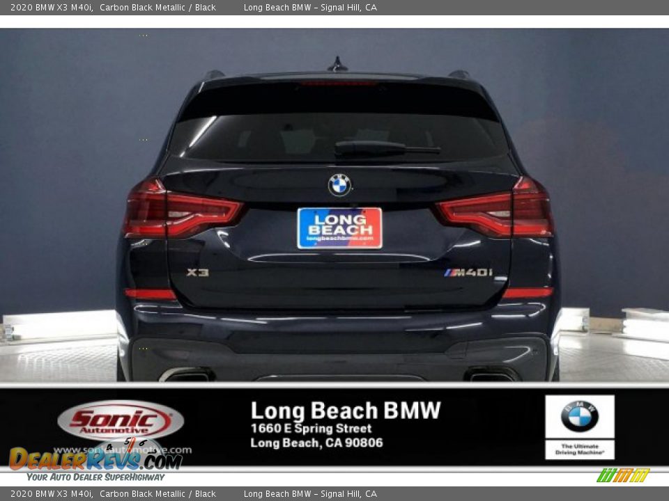 2020 BMW X3 M40i Carbon Black Metallic / Black Photo #3