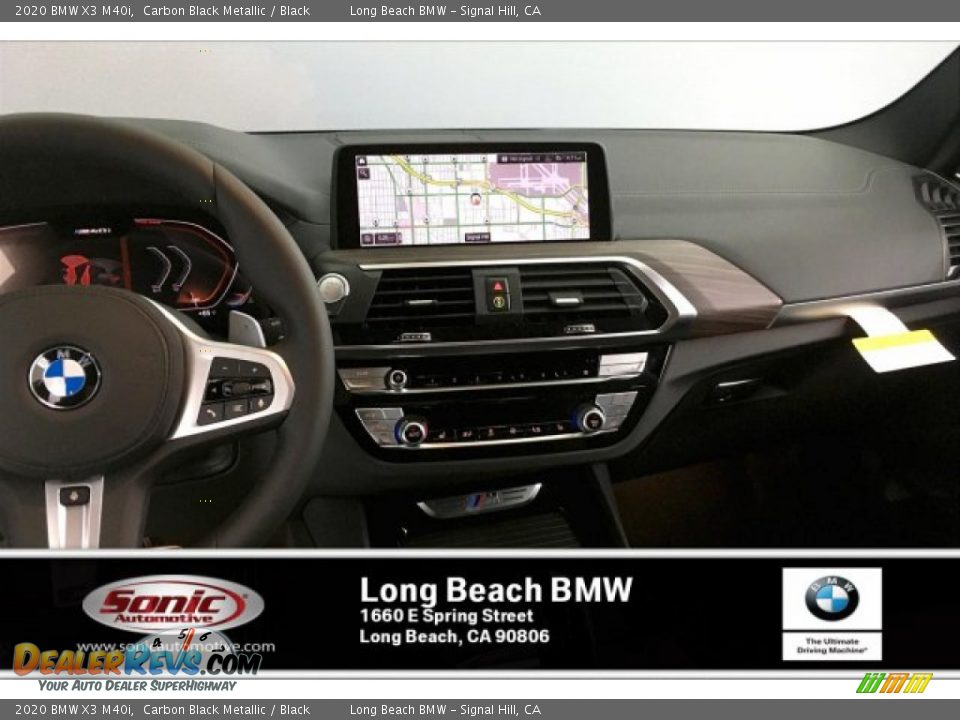 2020 BMW X3 M40i Carbon Black Metallic / Black Photo #5