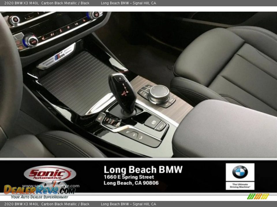 2020 BMW X3 M40i Carbon Black Metallic / Black Photo #6