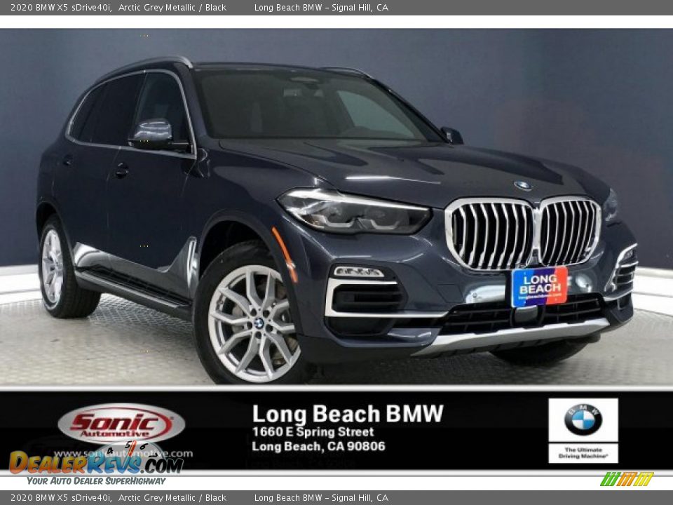 2020 BMW X5 sDrive40i Arctic Grey Metallic / Black Photo #1