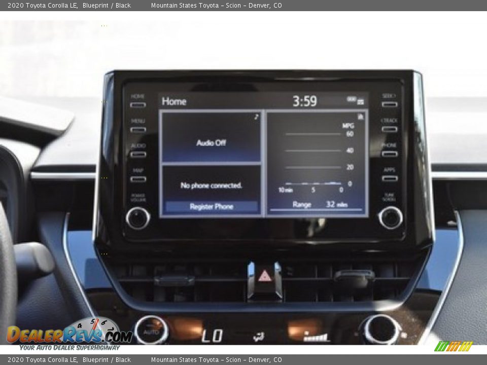 2020 Toyota Corolla LE Blueprint / Black Photo #8