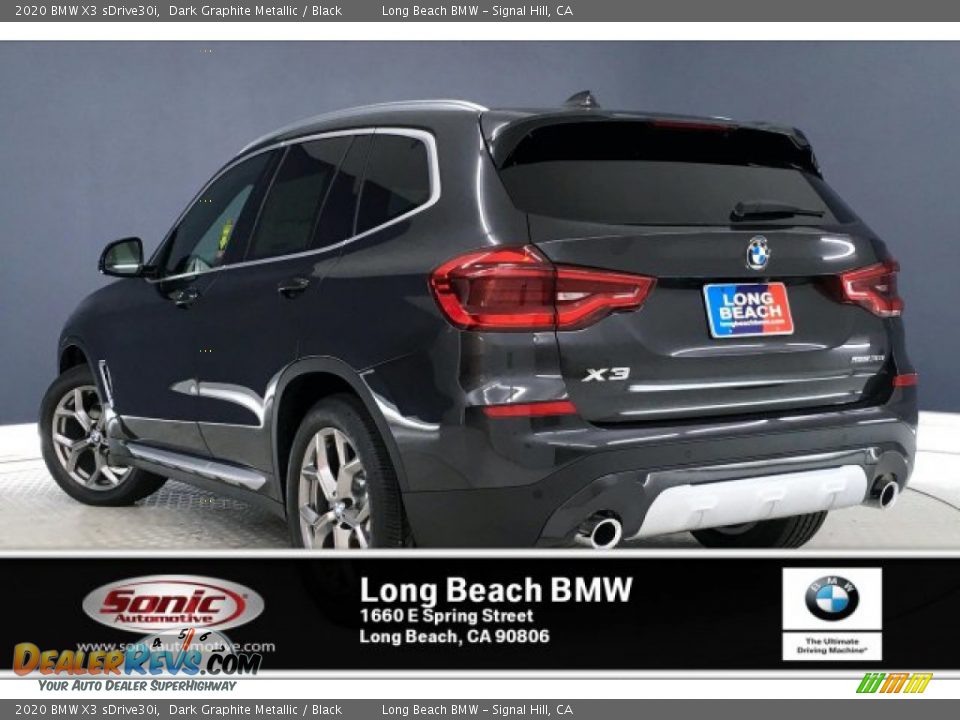 2020 BMW X3 sDrive30i Dark Graphite Metallic / Black Photo #2