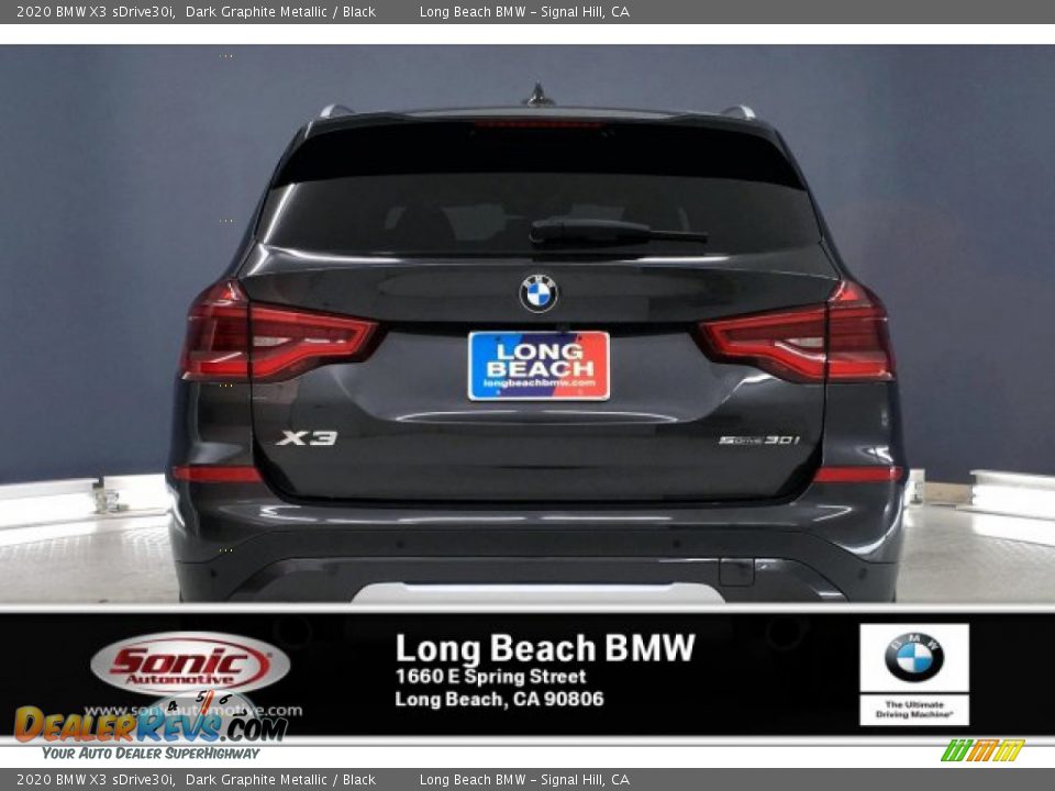 2020 BMW X3 sDrive30i Dark Graphite Metallic / Black Photo #3