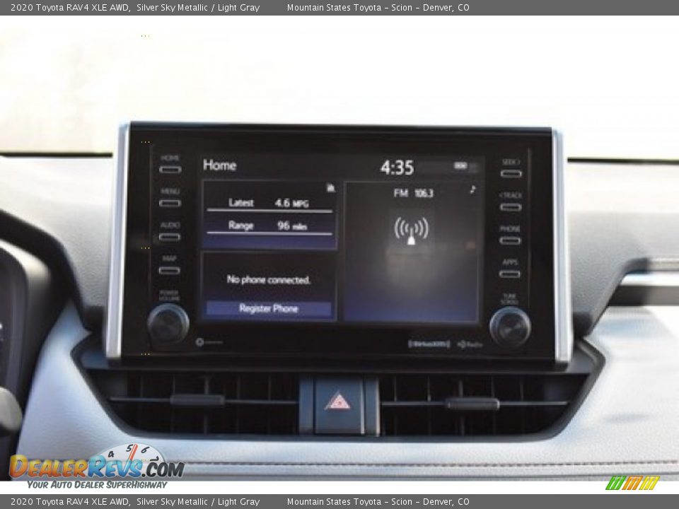 2020 Toyota RAV4 XLE AWD Silver Sky Metallic / Light Gray Photo #9