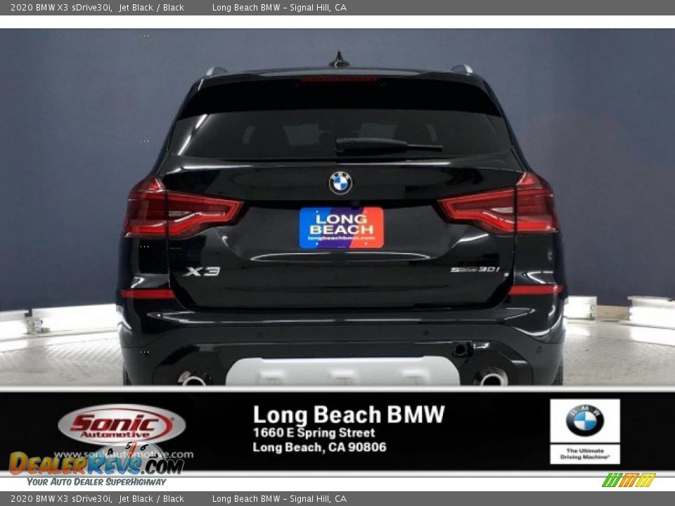 2020 BMW X3 sDrive30i Jet Black / Black Photo #3