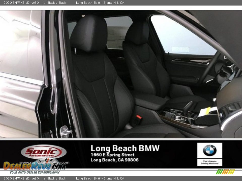 2020 BMW X3 sDrive30i Jet Black / Black Photo #7