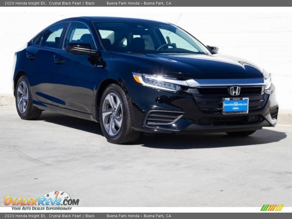 2020 Honda Insight EX Crystal Black Pearl / Black Photo #1