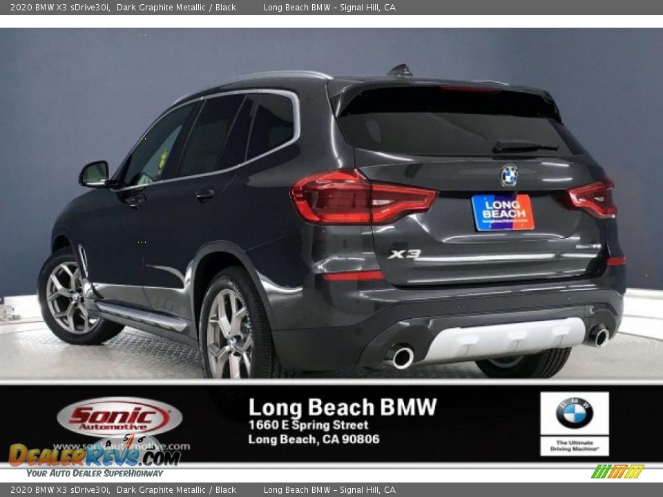 2020 BMW X3 sDrive30i Dark Graphite Metallic / Black Photo #2