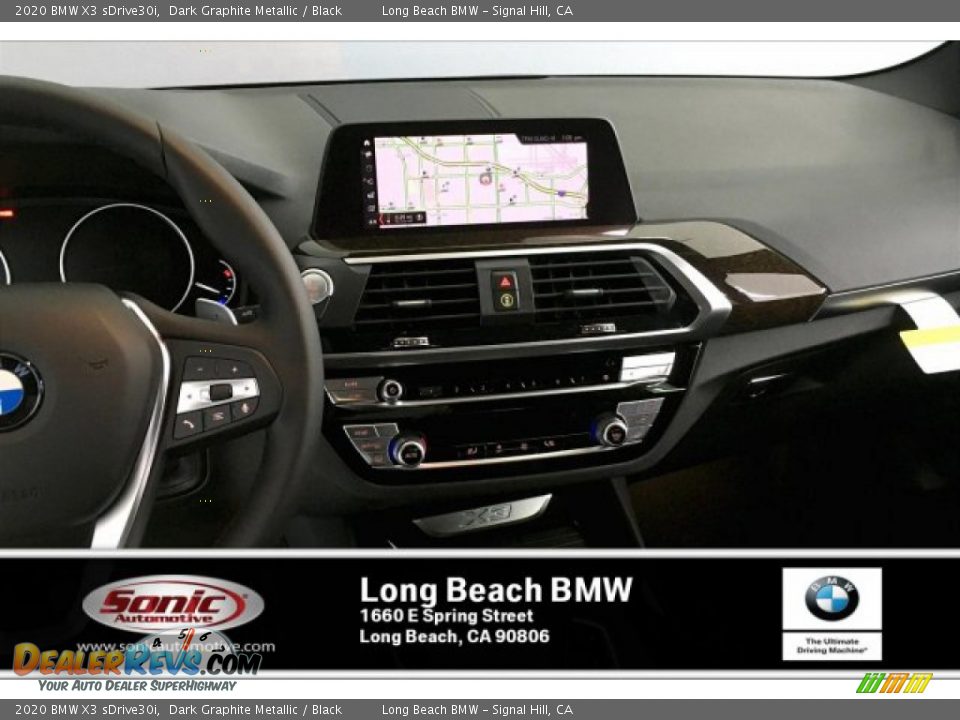 2020 BMW X3 sDrive30i Dark Graphite Metallic / Black Photo #5