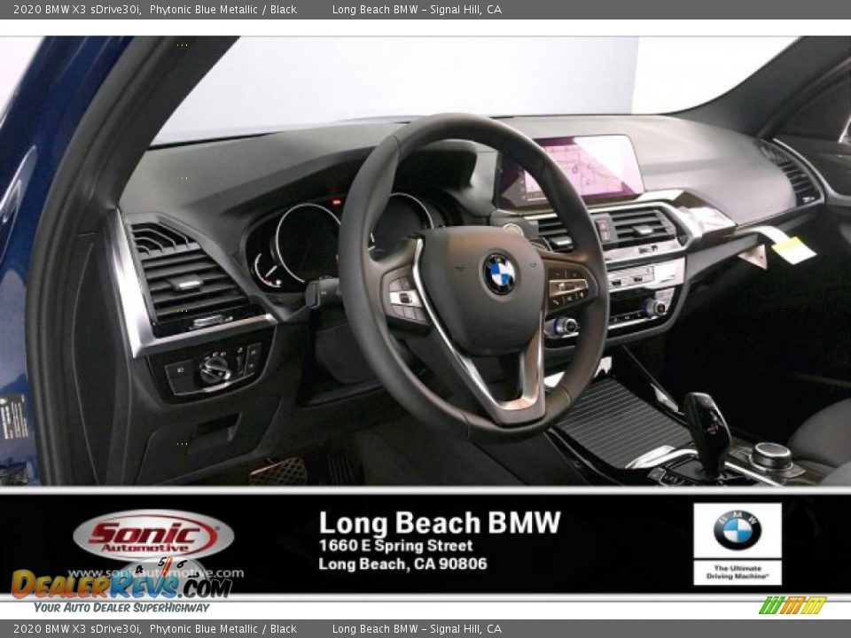 2020 BMW X3 sDrive30i Phytonic Blue Metallic / Black Photo #4