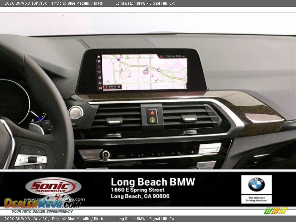 2020 BMW X3 sDrive30i Phytonic Blue Metallic / Black Photo #5