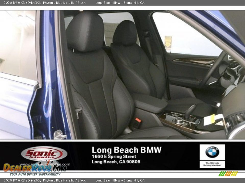 2020 BMW X3 sDrive30i Phytonic Blue Metallic / Black Photo #7