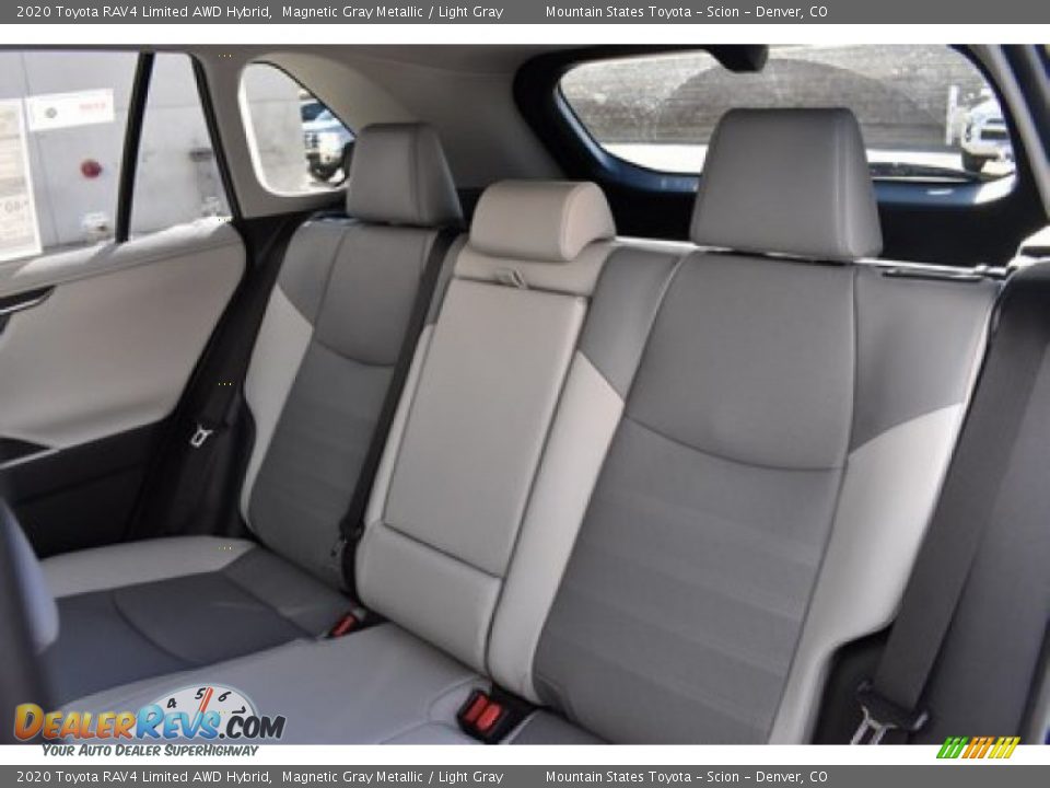 2020 Toyota RAV4 Limited AWD Hybrid Magnetic Gray Metallic / Light Gray Photo #10