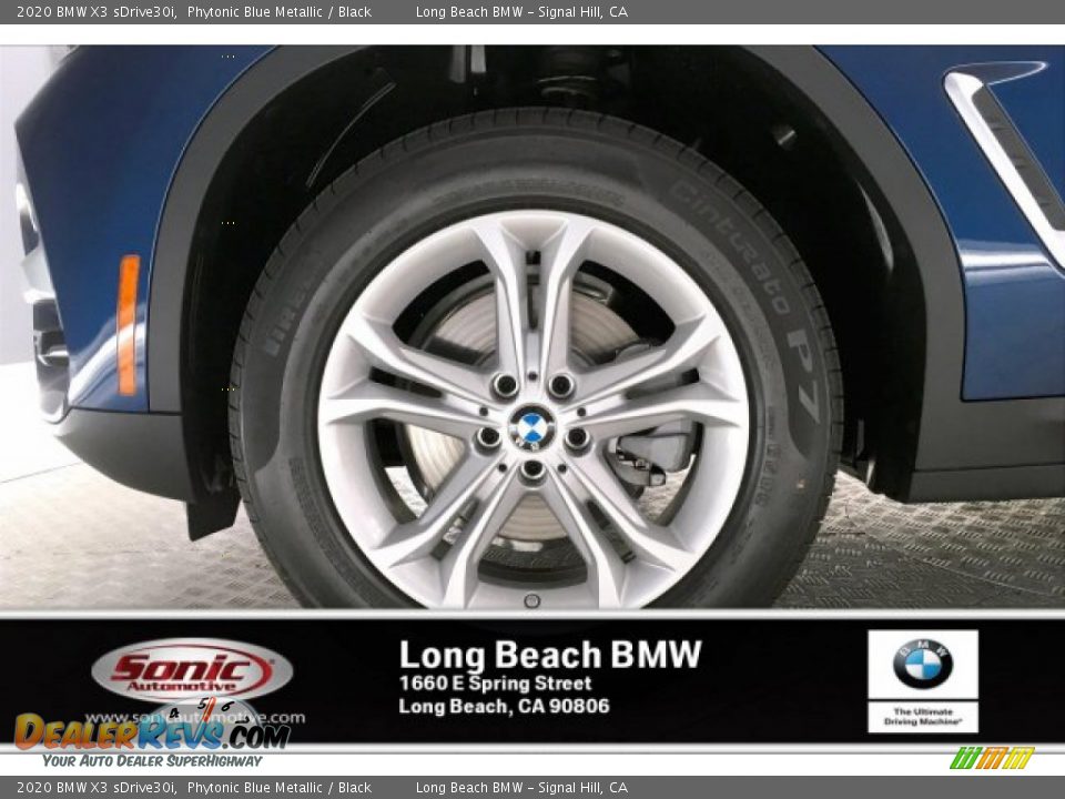 2020 BMW X3 sDrive30i Phytonic Blue Metallic / Black Photo #9