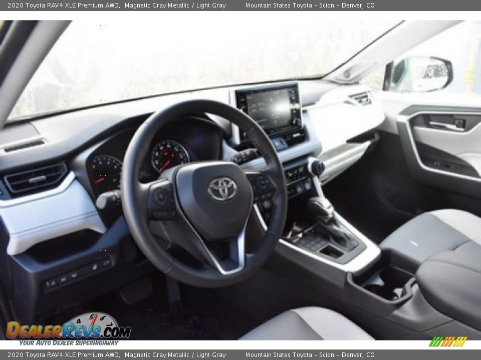 2020 Toyota RAV4 XLE Premium AWD Magnetic Gray Metallic / Light Gray Photo #5