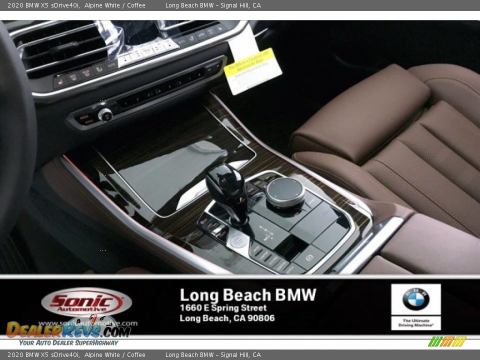 2020 BMW X5 sDrive40i Alpine White / Coffee Photo #6