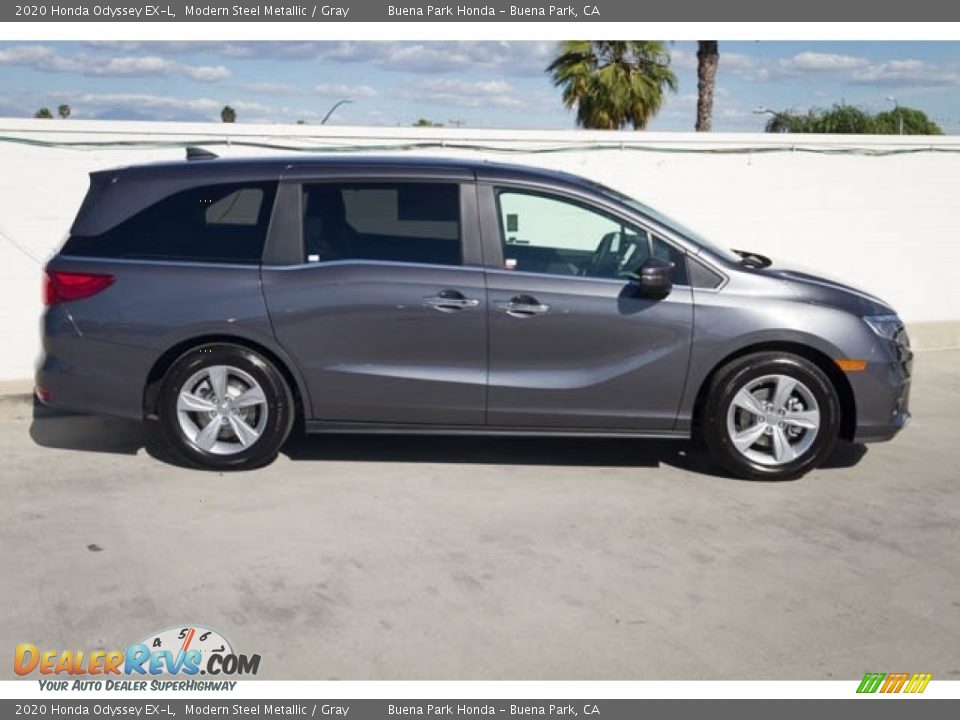 Modern Steel Metallic 2020 Honda Odyssey EX-L Photo #5