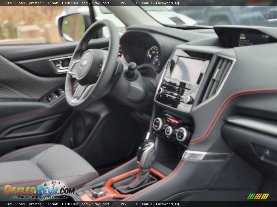 2020 Subaru Forester 2.5i Sport Dark Blue Pearl / Gray Sport Photo #2