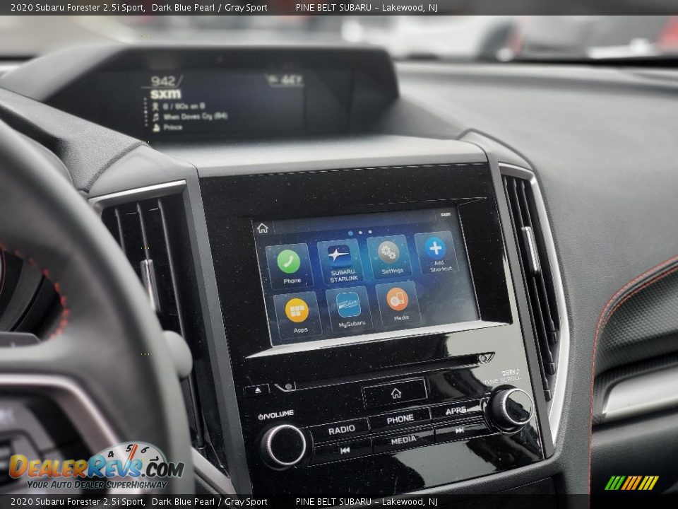2020 Subaru Forester 2.5i Sport Dark Blue Pearl / Gray Sport Photo #5
