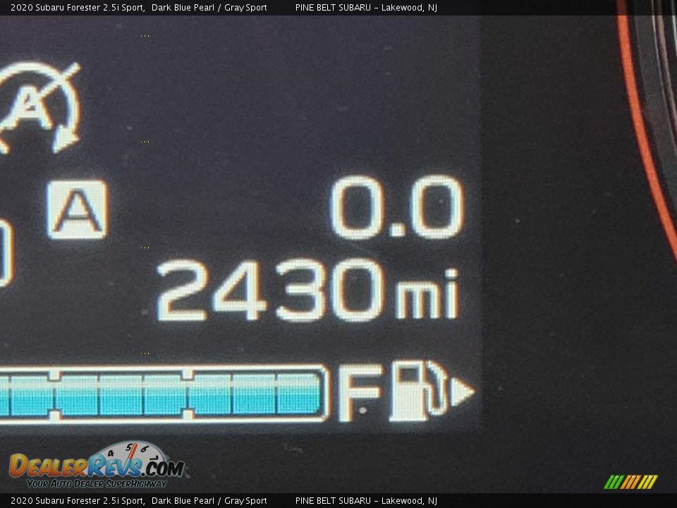 2020 Subaru Forester 2.5i Sport Dark Blue Pearl / Gray Sport Photo #6