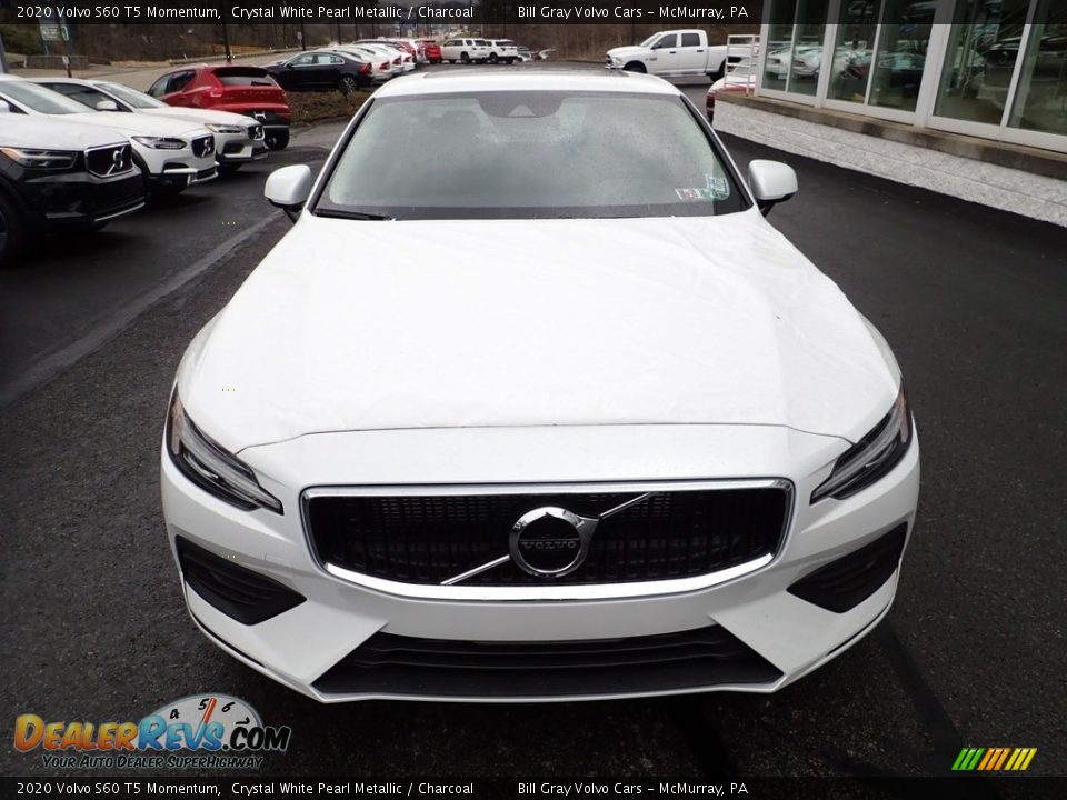 2020 Volvo S60 T5 Momentum Crystal White Pearl Metallic / Charcoal Photo #6