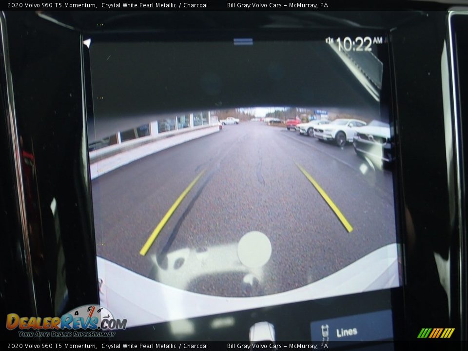 2020 Volvo S60 T5 Momentum Crystal White Pearl Metallic / Charcoal Photo #15
