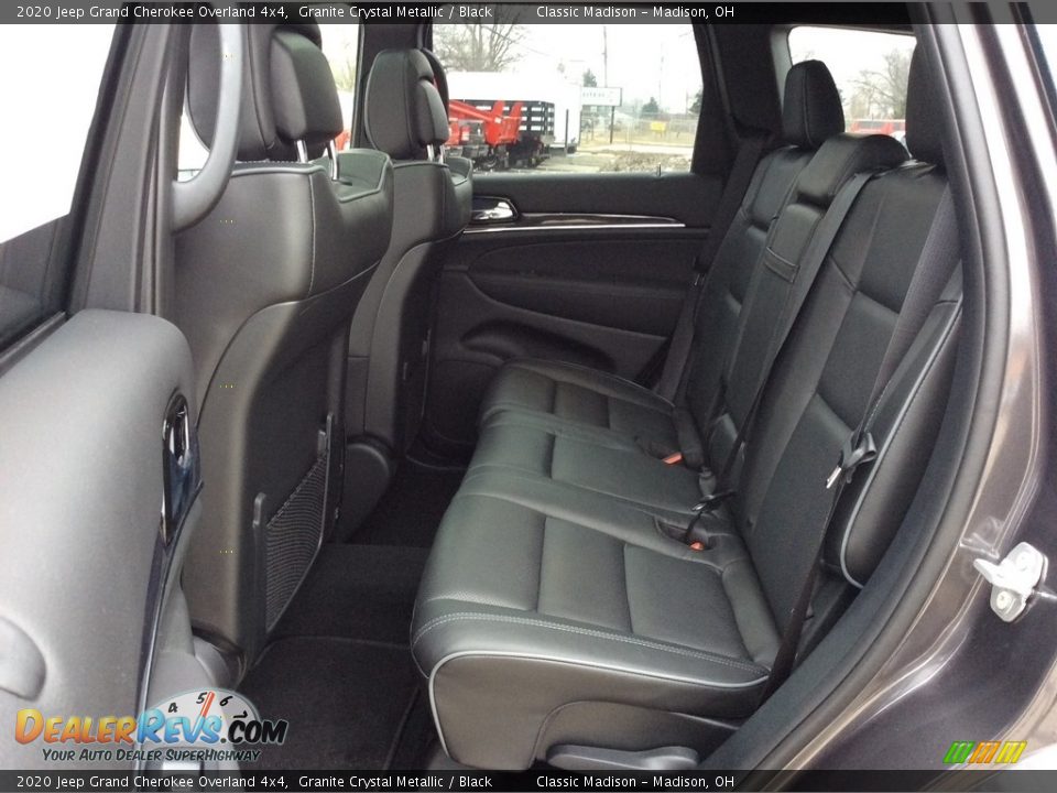 Rear Seat of 2020 Jeep Grand Cherokee Overland 4x4 Photo #18