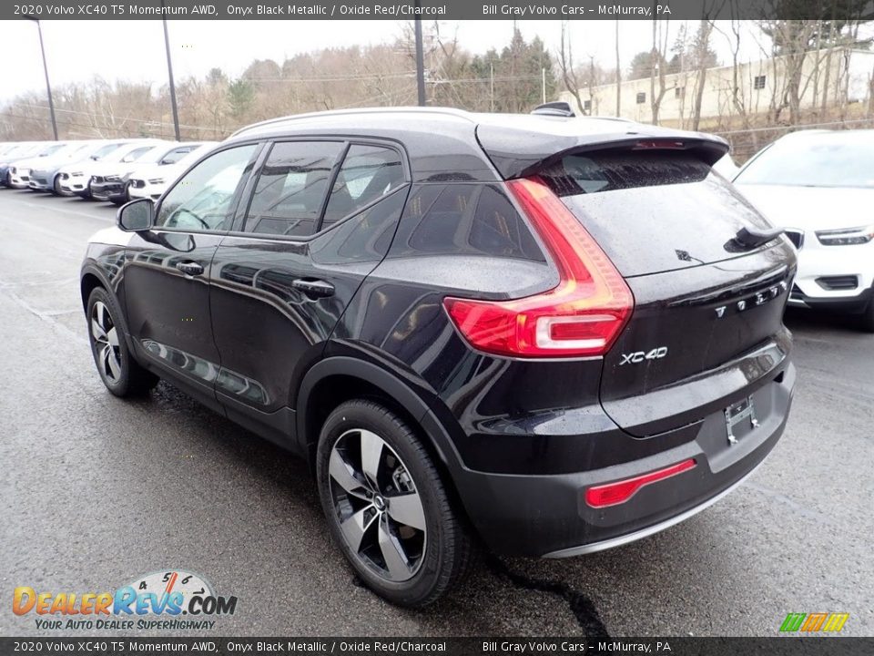 2020 Volvo XC40 T5 Momentum AWD Onyx Black Metallic / Oxide Red/Charcoal Photo #4