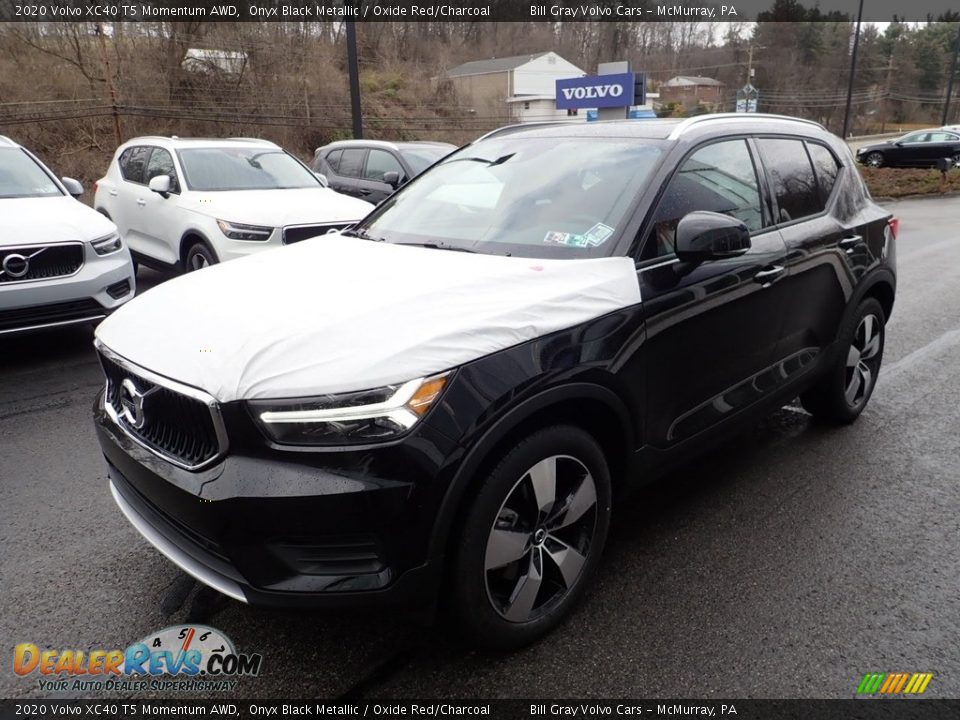 2020 Volvo XC40 T5 Momentum AWD Onyx Black Metallic / Oxide Red/Charcoal Photo #5