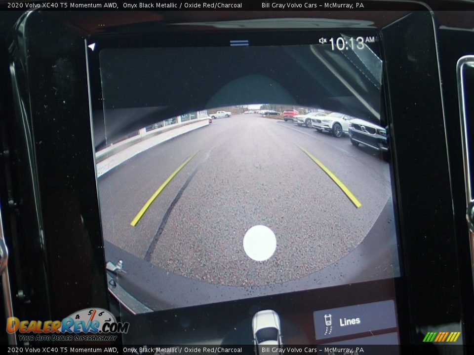 2020 Volvo XC40 T5 Momentum AWD Onyx Black Metallic / Oxide Red/Charcoal Photo #15