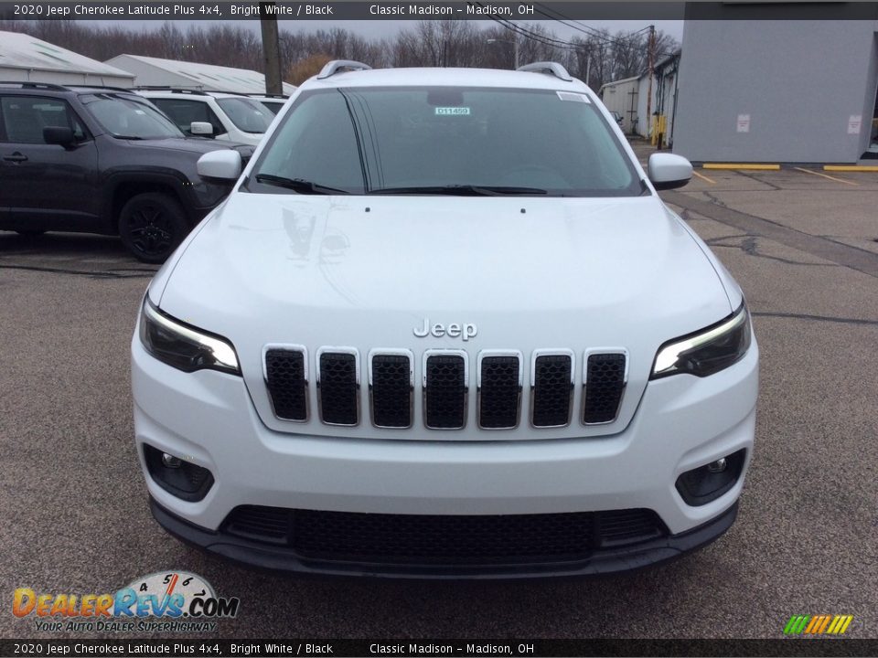 2020 Jeep Cherokee Latitude Plus 4x4 Bright White / Black Photo #4