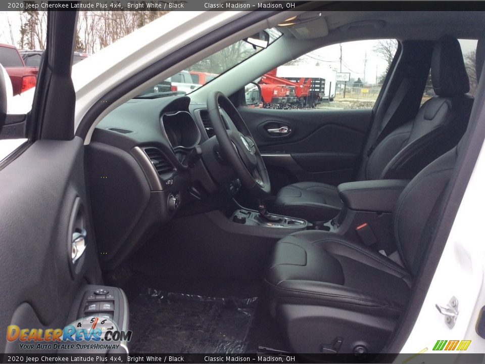 2020 Jeep Cherokee Latitude Plus 4x4 Bright White / Black Photo #11