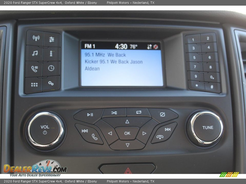 2020 Ford Ranger STX SuperCrew 4x4 Oxford White / Ebony Photo #15
