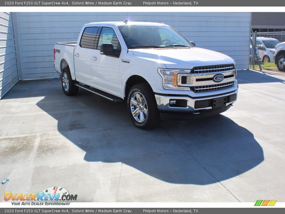 2020 Ford F150 XLT SuperCrew 4x4 Oxford White / Medium Earth Gray Photo #2