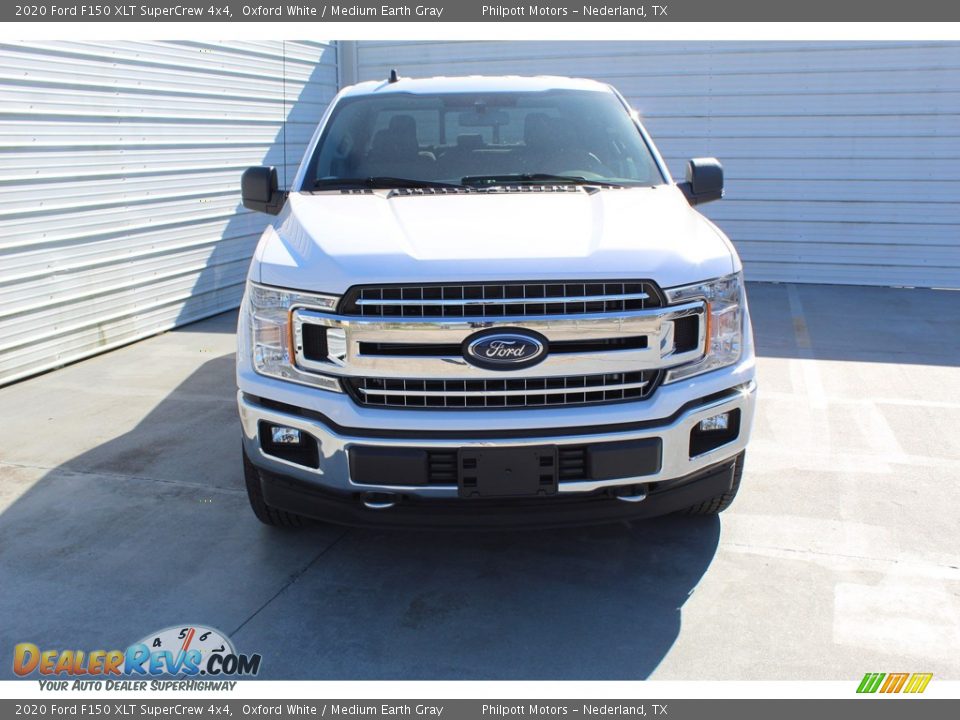 2020 Ford F150 XLT SuperCrew 4x4 Oxford White / Medium Earth Gray Photo #3