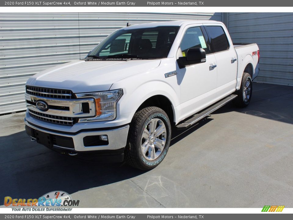 2020 Ford F150 XLT SuperCrew 4x4 Oxford White / Medium Earth Gray Photo #4