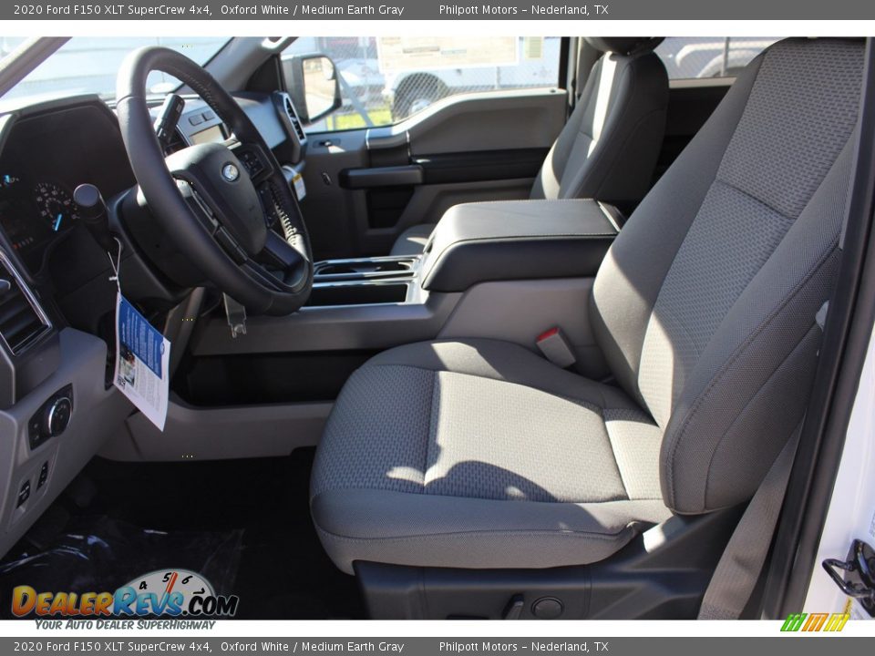 2020 Ford F150 XLT SuperCrew 4x4 Oxford White / Medium Earth Gray Photo #9