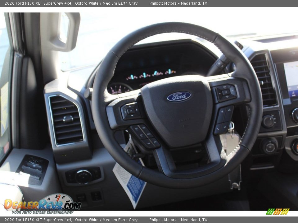 2020 Ford F150 XLT SuperCrew 4x4 Oxford White / Medium Earth Gray Photo #19