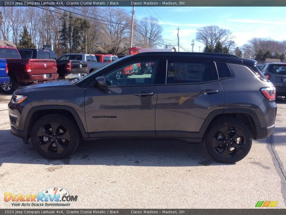 2020 Jeep Compass Latitude 4x4 Granite Crystal Metallic / Black Photo #6
