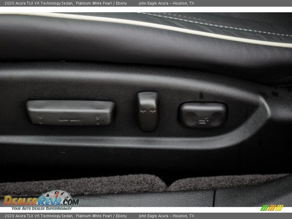2020 Acura TLX V6 Technology Sedan Platinum White Pearl / Ebony Photo #13