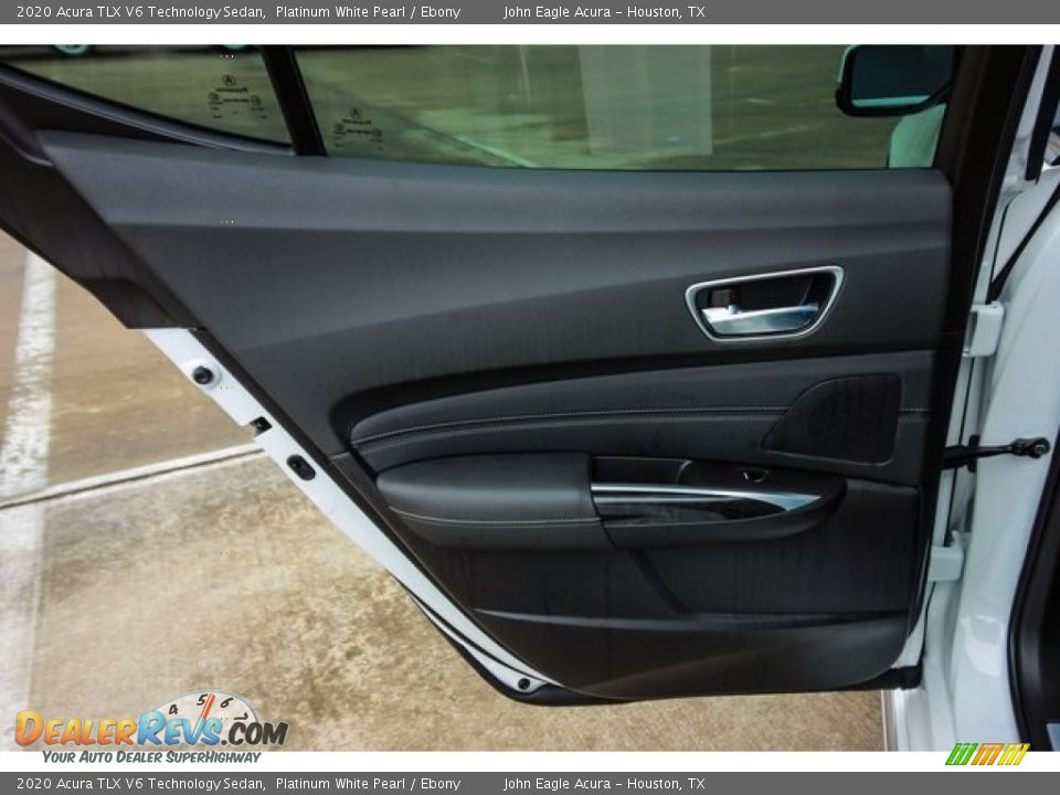 2020 Acura TLX V6 Technology Sedan Platinum White Pearl / Ebony Photo #17