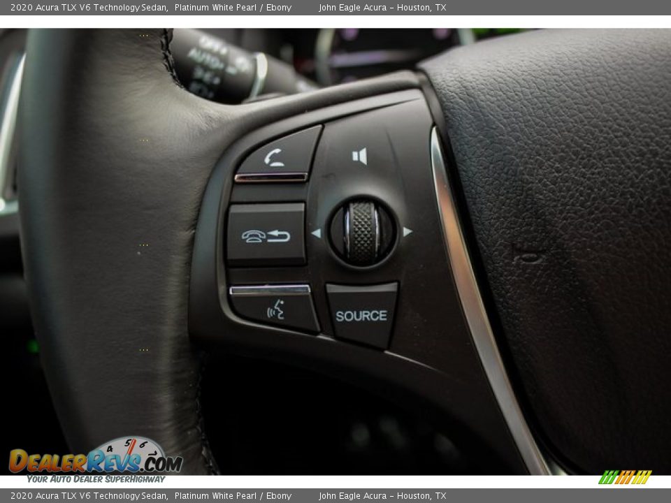 2020 Acura TLX V6 Technology Sedan Platinum White Pearl / Ebony Photo #33